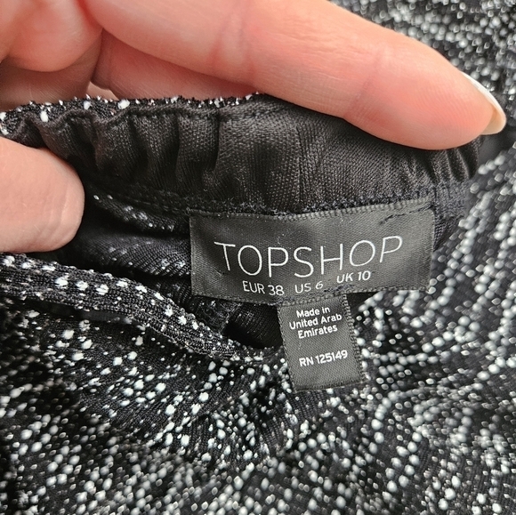 TopShop Backless Sparky Jumpsuit - size 6 - Picture 9 of 11